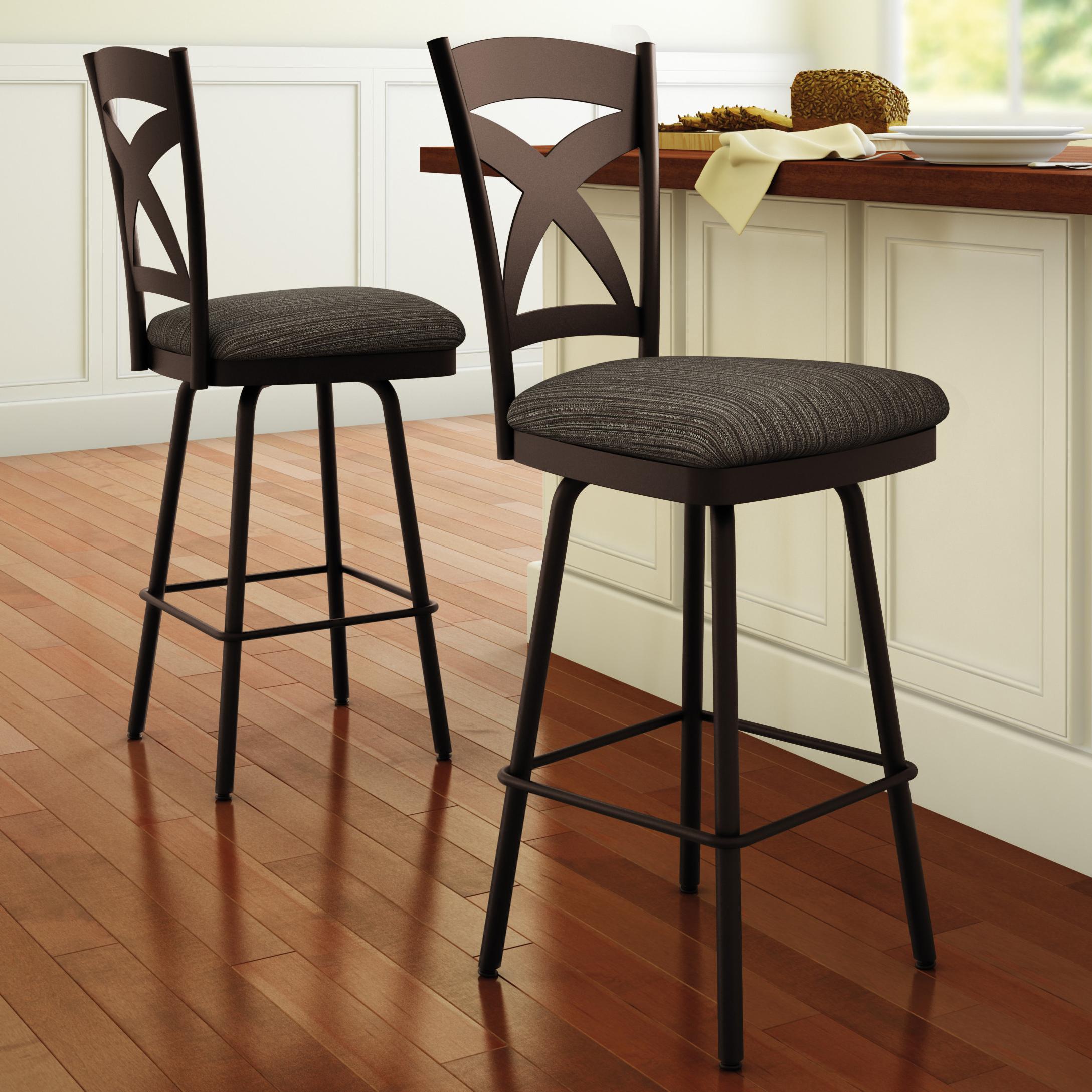 Spectator height swivel bar outlet stools